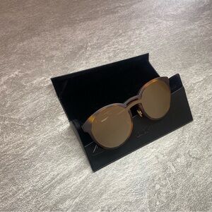 Christian Dior Onde 1/S Tortoise Round Sunglasses 5FC CD Italy Unisex Authentic